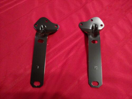 NEW 1957 57 CHEVY CHEVROLET BUMPER BRACKET USA MADE FRONT CENTER PAIR