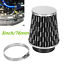 3&#034; Racing Carbon Fiber Cold Feed Induction Kit Air Intake Kit Air Filter Cone