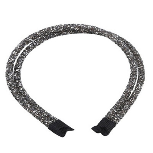 Double Row Beautiful Doubled Embellished Headband Hairband Alice Band LA