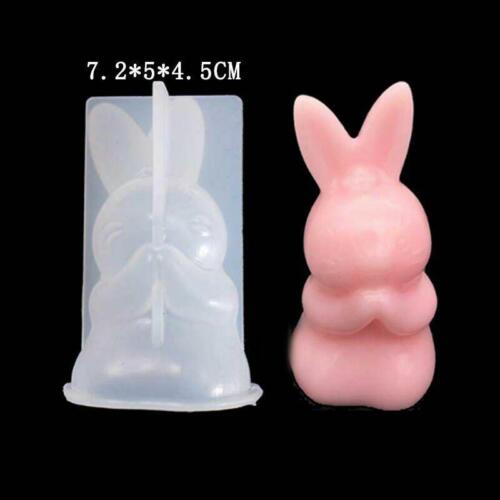 1pc 3D Silicone Bear Mold Animal Soap Ornament Molds Fondant Cake Decorating Too 