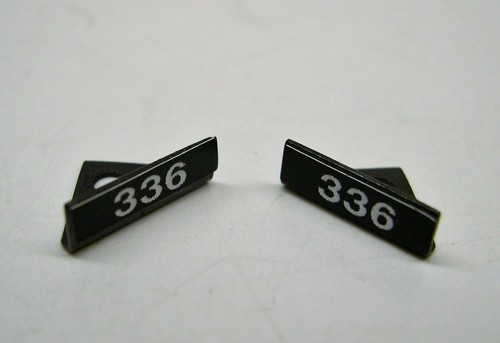 Challenger Locomotive Pair Repro 336 Number Boards for American Flyer Northern