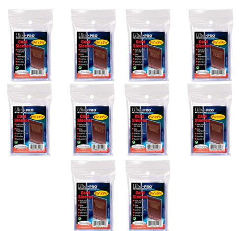 Ultra Pro Premium Card Protector Sleeves Penny Plastic Clear 10 x 100 ct 