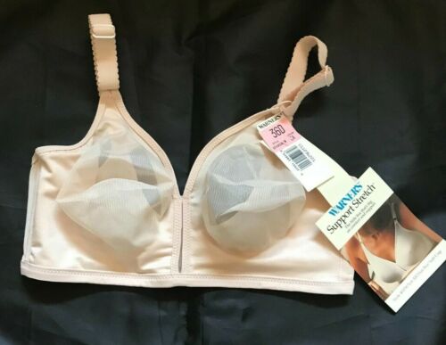 Warner/'s Vintage Support Stretch Bra Size 36D Beige #1058 Classic LIMITED STOCK