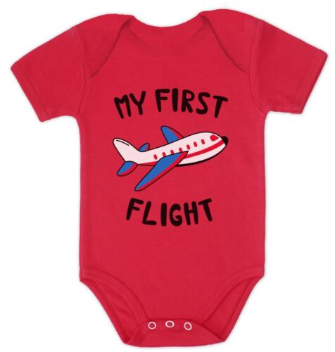 Holiday Baby Boy My First Flight Funny Vacation Girl Baby Bodysuit Gift