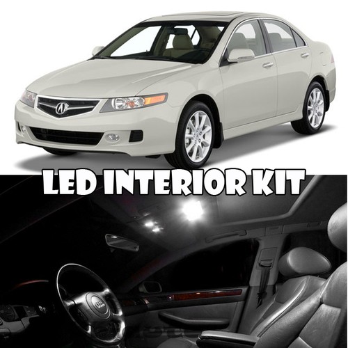 04-08 Acura TSX Interior LED White LED Bulb Package Map Dome Trunk Sun Visor