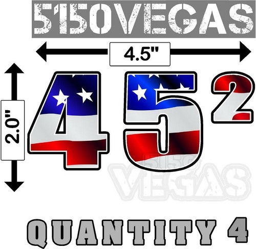 TRUMP 45th PRESIDENT SECOND TERM 2020 DIE CUT DECAL BUMPER STICKER MAGA x4