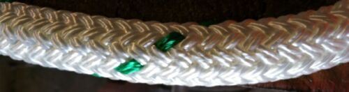 1/" Double Braided Polyester Bull Rope 31,000 lbs Tensile Strength