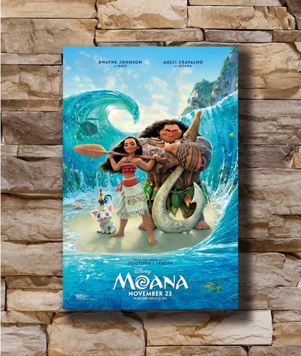 Hot Disney 2016 Moana Movie HQ New Art Poster 40 12x18 24x36 T-1121