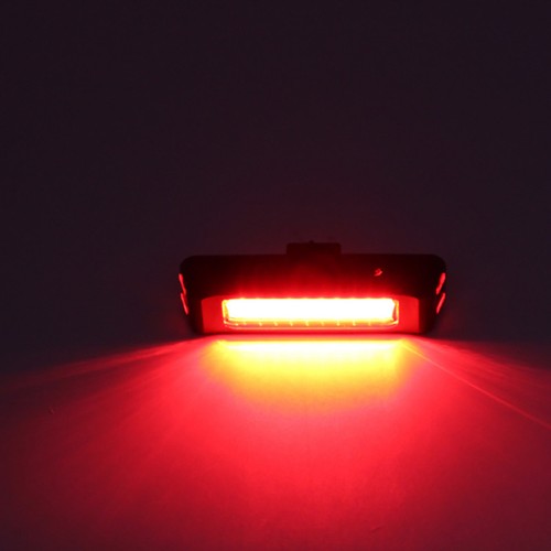 Waterproof COB LED Bicycle Bike Cycling Front Rear Tail Light USB Rechargeable