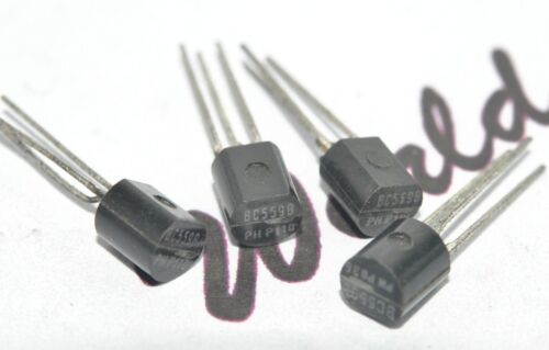 4pcs PHILIPS BC559B Transistor PNP 30 V 0.1 A TO-92 