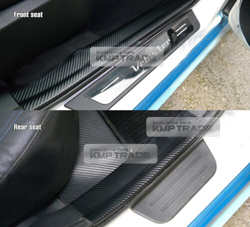 Carbon Door Scuff Decal Sticker Anti Cover Protector for HYUNDAI 11-17 Veloster