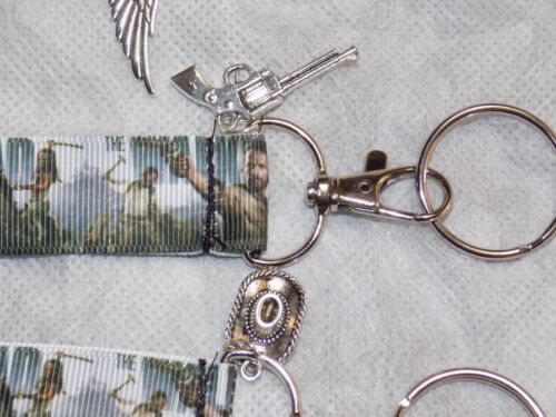 with choice of charm Details about  / Walking Dead Black and White Lanyard