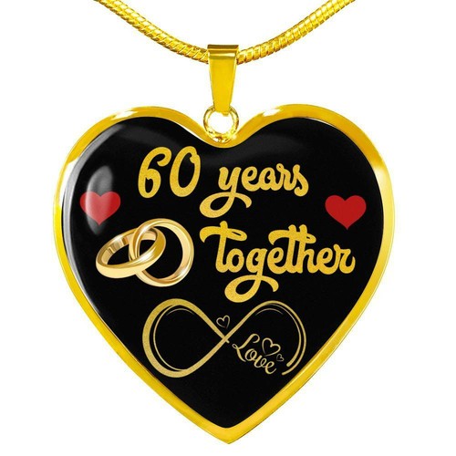 Personnalisé Gravé 60th anniversaire de mariage cadeau pour elle 60 ans de mariage