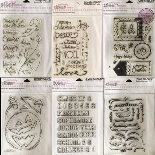 Stampendous Perfectly Clear Stamps lot to choose