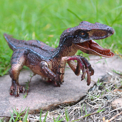 Jurassic Velociraptor Raptor Dinosaur Toy Educational Model Kids Birthday Gift
