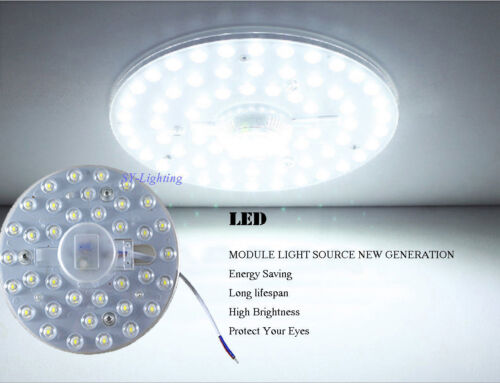 Round led module 12w18w24w36w40w replace ceiling lamp retrofit Light 110V-220V 
