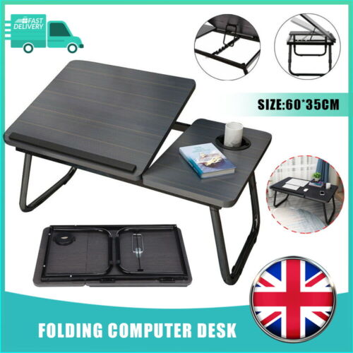 NEW Foldable Laptop Bed Table Stand Sofa Tray Adjustable Portable Computer Desk