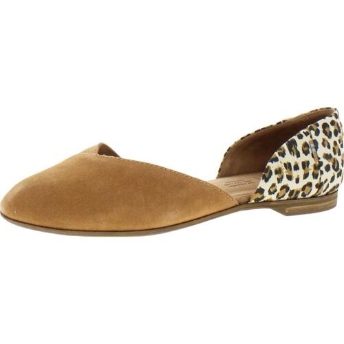 Details about   Toms Womens Julie Suede Leopard Print Slip On D'Orsay Shoes BHFO 9254 