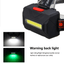 2xCOB LED Kopflampe Headlight Taschenlampe Lampe Neu USB Stirnlampen 5x XM-L T6