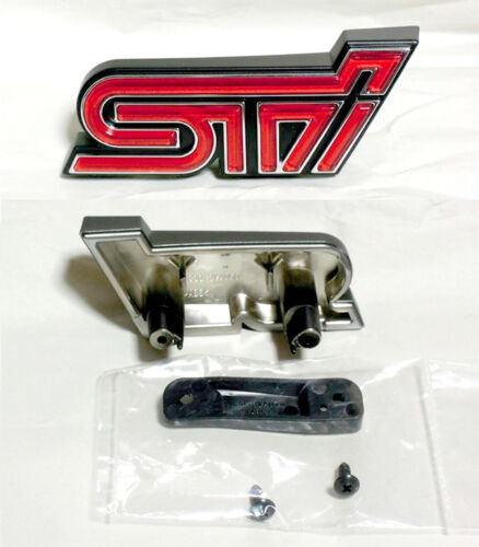 Details about   STI Genuine OEM Front Grille Emblem ORNAMENT Badge For Subaru 93013VA020 