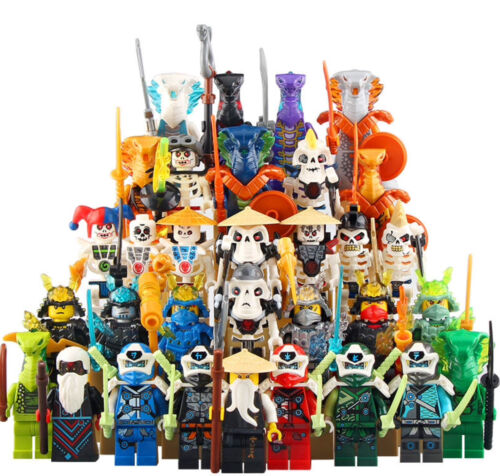 Ninjago  Set Minifigures 32 pz Compatibili Lego Lotto 4