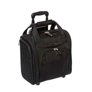 Carry On Luggage With Wheels Rolling Wheeled Under Seat Black Travel Bag Small 43202570087 | eBay