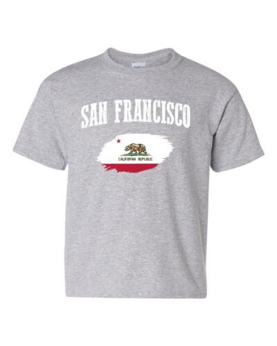 San Francisco California Unisex Youth Shirts T-Shirt Tee 