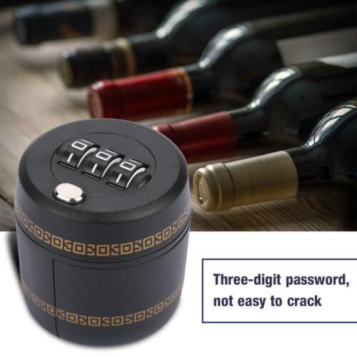3 Digit Wine Bottle Passwort Lock ID 28cm Rotwein Flaschenschloss Zahlenschloss 