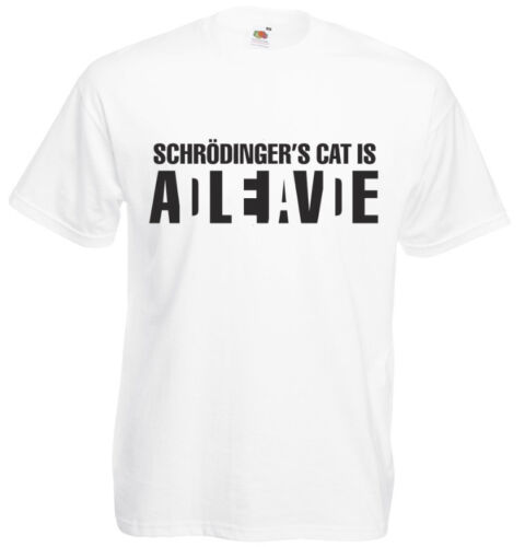 Schrodinger's Cat is Alive/Dead Big Bang Theory Inspired Men's Printed T-Shirt 