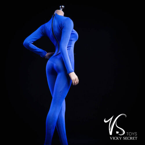 1//6 Women Blue Slim Tights Stretch Suit Set For 12/" PHICEN Hot Toys Figure ❶USA❶