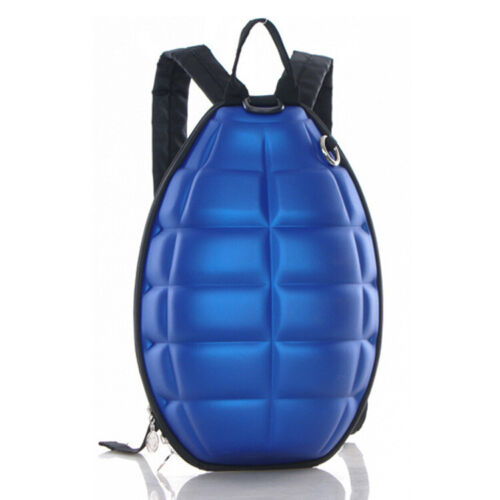 Hand Grenade Backpack Canvas Turtle Shell Style Shoulder Bag Men Women Rucksack