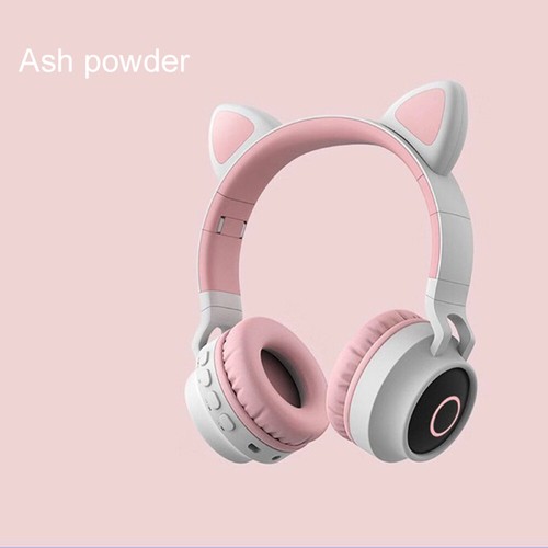 Cat Ear Bluetooth Headphones Wireless Over Ear Foldable Headsets for Girls Boys