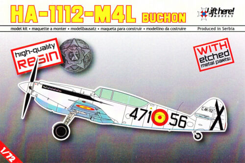 1//72 lhm007// Lift Here Models Hispano Aviacion HA-1112-M4L /"Buchon/" Resin