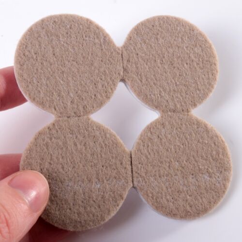 20Pc FELT FURNITURE PADS 38mm Stick On Table Chair Leg Floor Scratch Protector