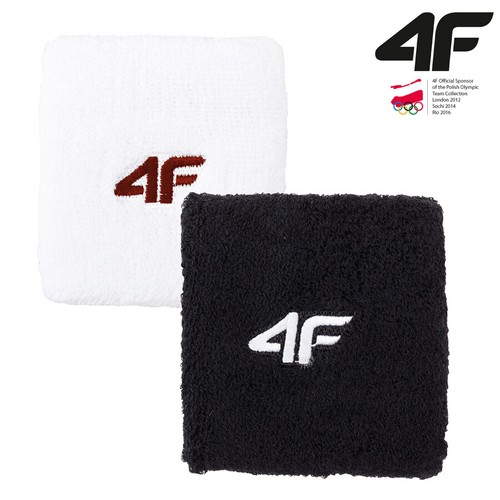 hive outdoor 4F Schweißband Wristband 2er Pack Handgelenkband weiß schwarz