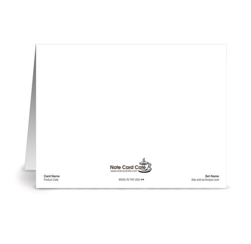 24 Note Cards Positano Off White Ivory Envs 