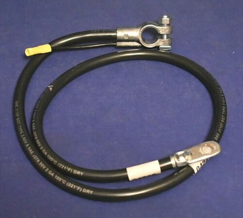 48/" Top Post Negative Battery Ground Cable 2 Gauge Deka East Penn MADE IN USA