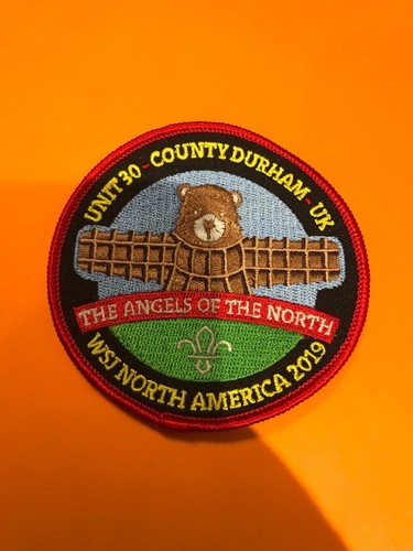 24th World Scout Jamboree Unit 30 Durham Badge Red Border WSJ 2019