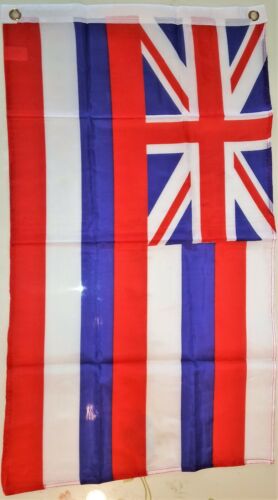 Hawaii State Banner Hawaiian Traditional Flag Size 17" x 30" 