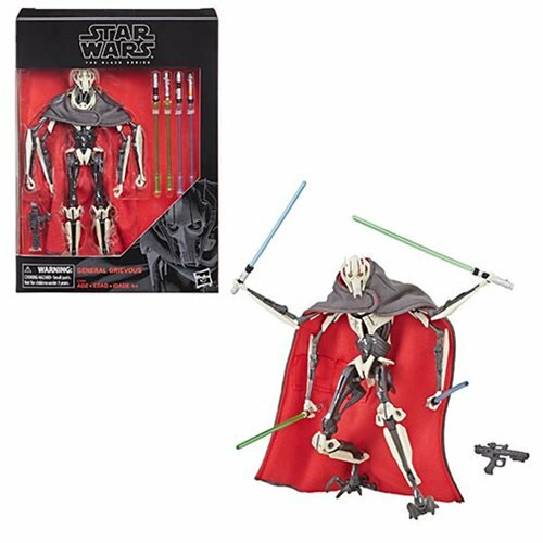 environ 15.24 cm en stock! Star Wars Black Series Général GRIEVOUS Action Figure 6 in