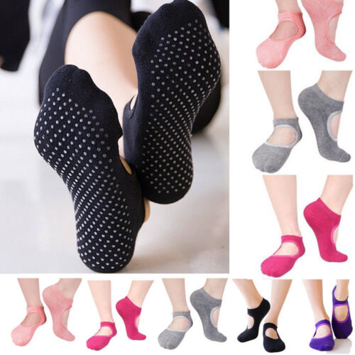 1 Pair Yoga Socks For Women Non Slip Socks with Grips Barre Socks Pilates Socks 