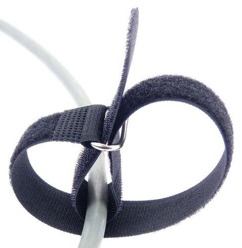 10 x Velcro Cable Ties 300 x 25 MM Black Cable Velcro Cable Velcro Fastening