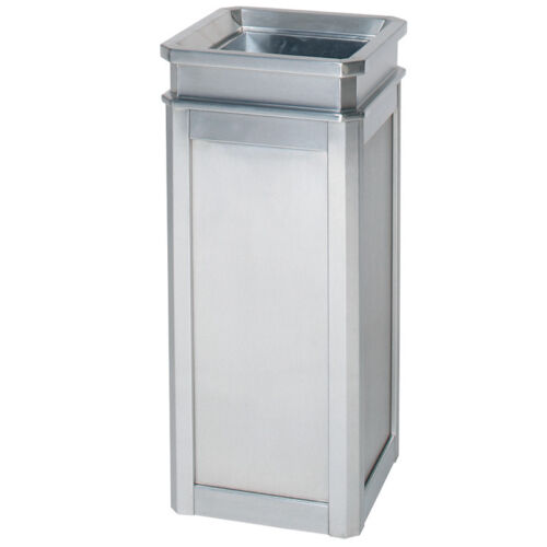 Rubbermaid DS12T Stainless Waste Container with Galvanized Liner