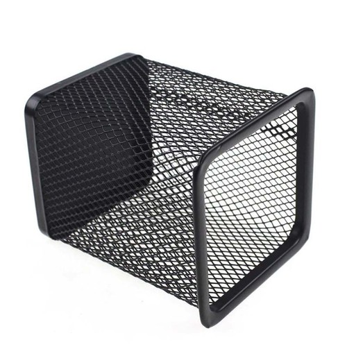 Office Durable Desk Pen Ruler Pencil Holder Cup Mesh Organizer Container black o