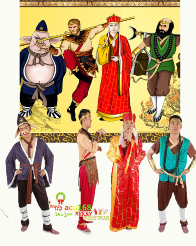 Details about   Monkey King Mascot The Journey to the West Costume Adult Cosplay Cute Dress Suit 