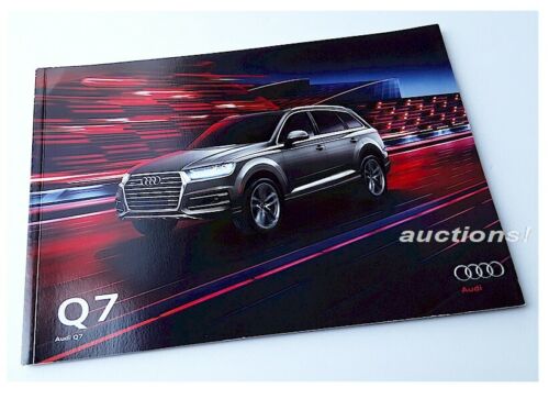 2017 17' Audi Q7 Introductory Prestige Dealer Brochure Catalogue 33-pages 
