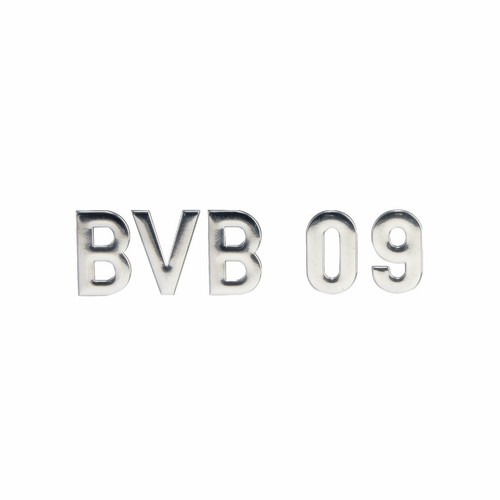 BVB Aufkleber BVB 09-Chrom-Schriftzug Borussia Dortmund
