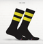 100 Years of the Tour de France Black//Yellow Cycling Socks by Suarez