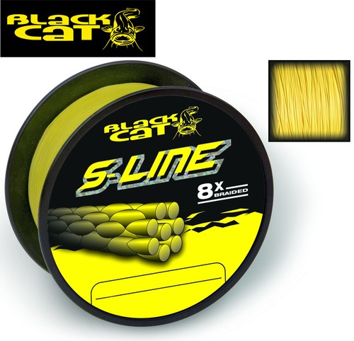 Welssch Angelschnur Black Cat S Line 0,55m 70kg 300m Wallerschnur 0,09€//1m