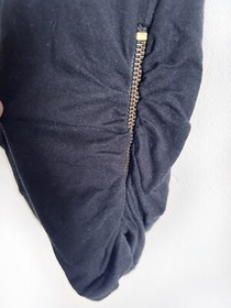 agent provocateur Black Jersey Dress Zip Detail Long Sleeve ‘Maxene’ Size AP 2